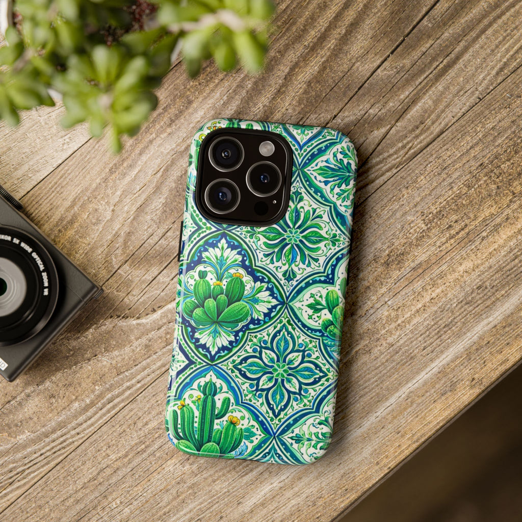 Agave Cacti Talavera Phone Case