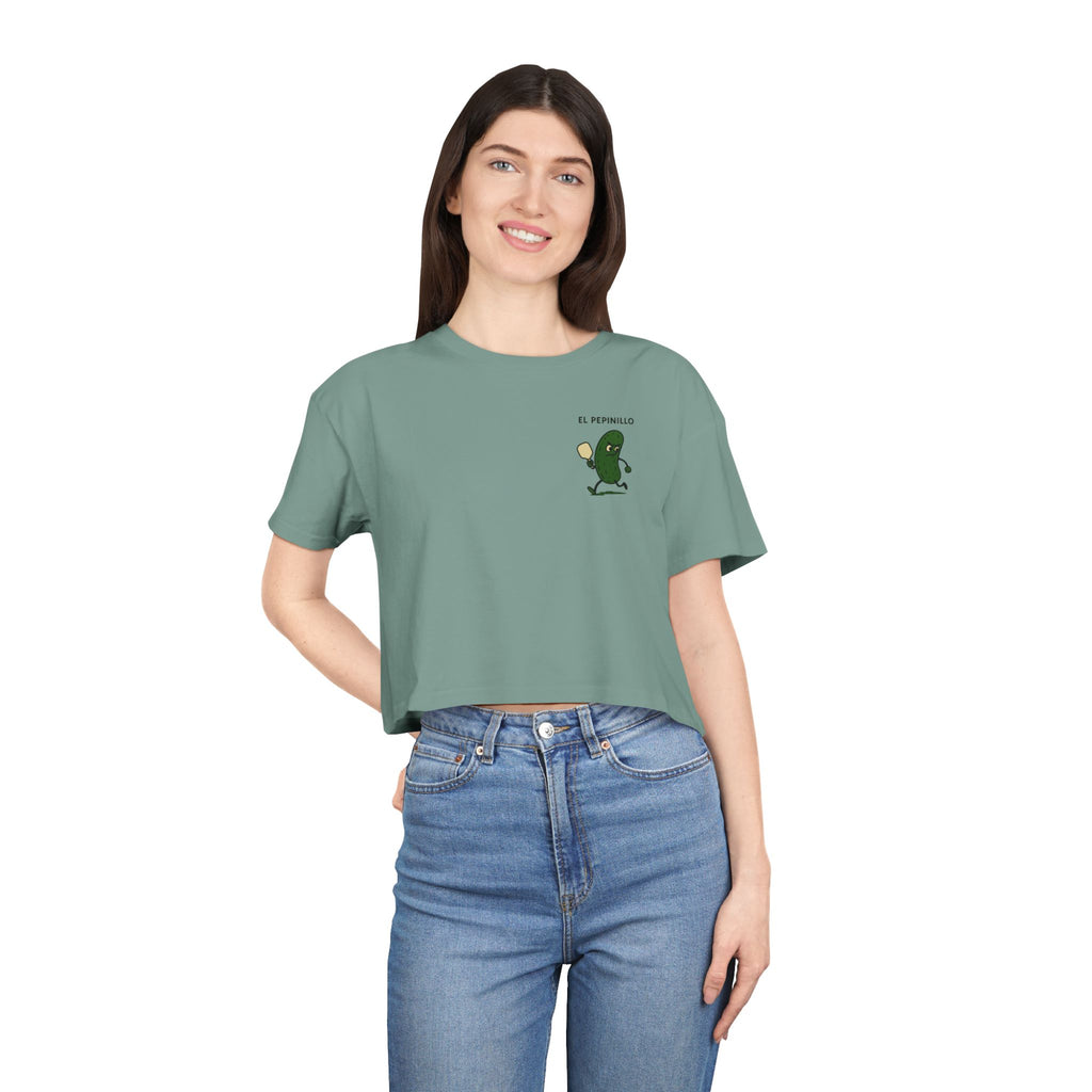 El Pepinillo Classic Crop Top