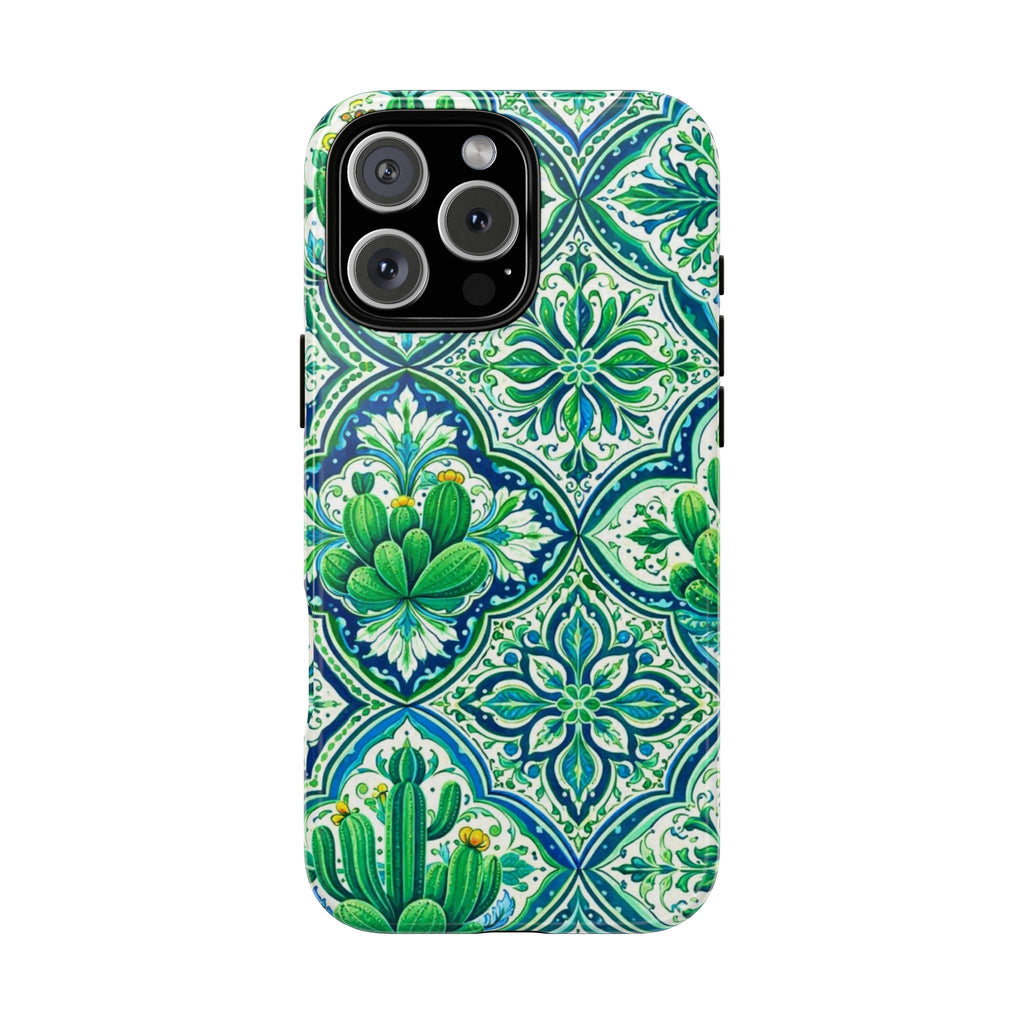 Agave Cacti Talavera Phone Case