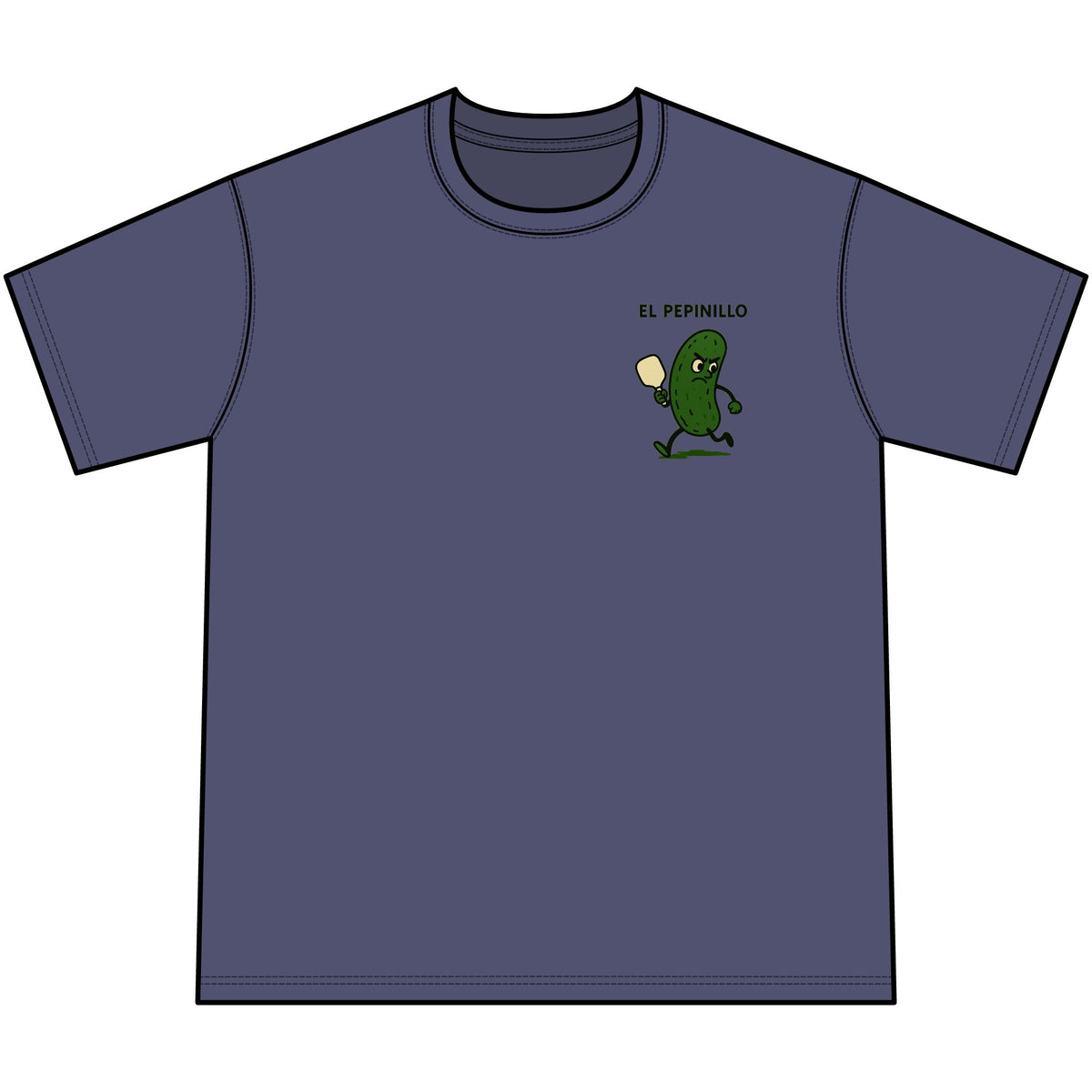 El Pepinillo Pickle Tee — Vintage Mineral-Wash Graphic T-Shirt