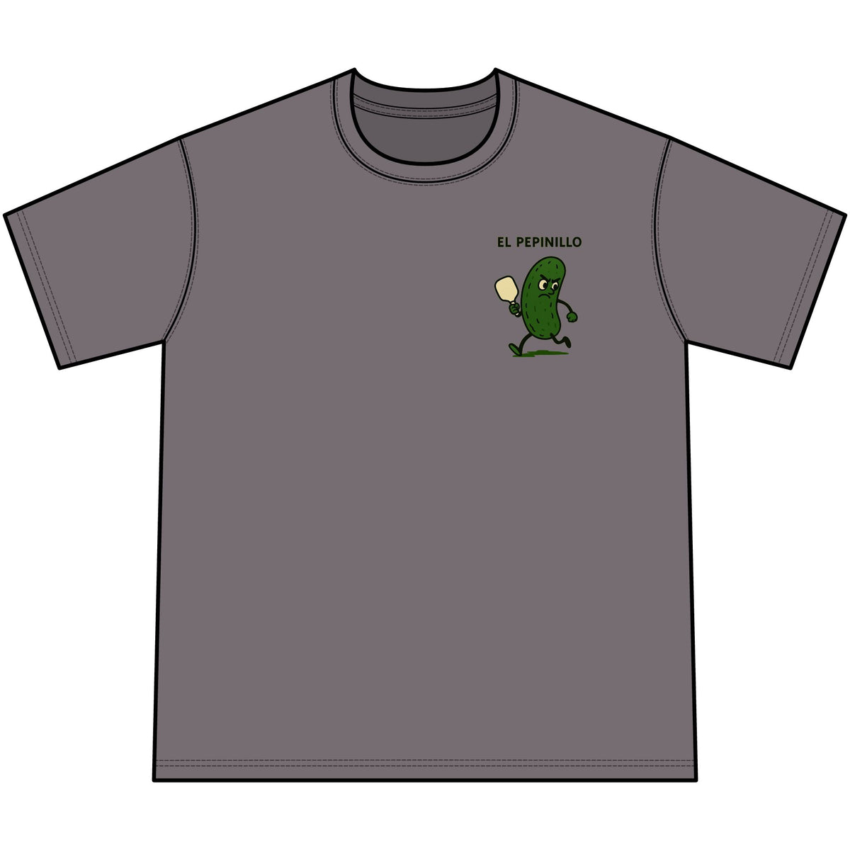 El Pepinillo Pickle Tee — Vintage Mineral-Wash Graphic T-Shirt