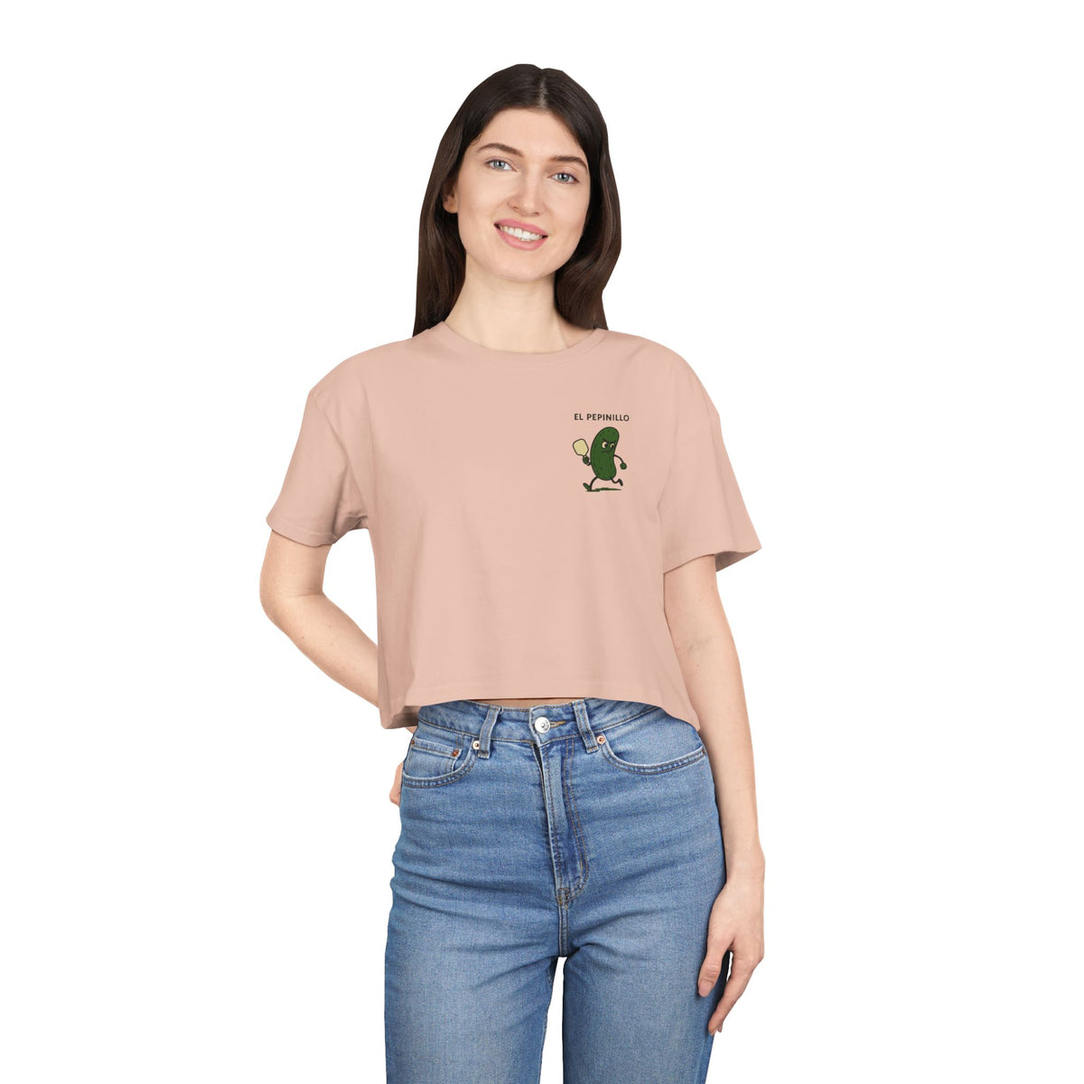 El Pepinillo Classic Crop Top