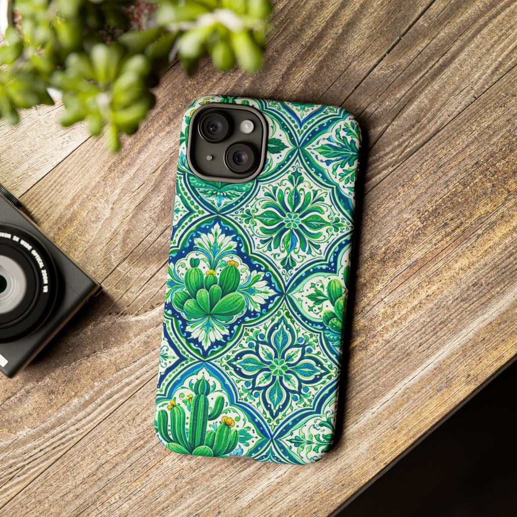 Agave Cacti Talavera Phone Case