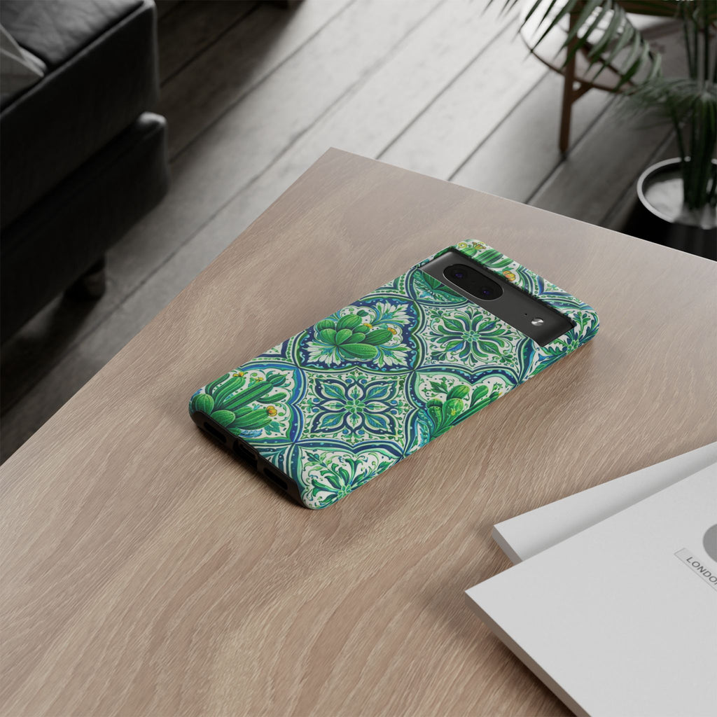 Agave Cacti Talavera Phone Case
