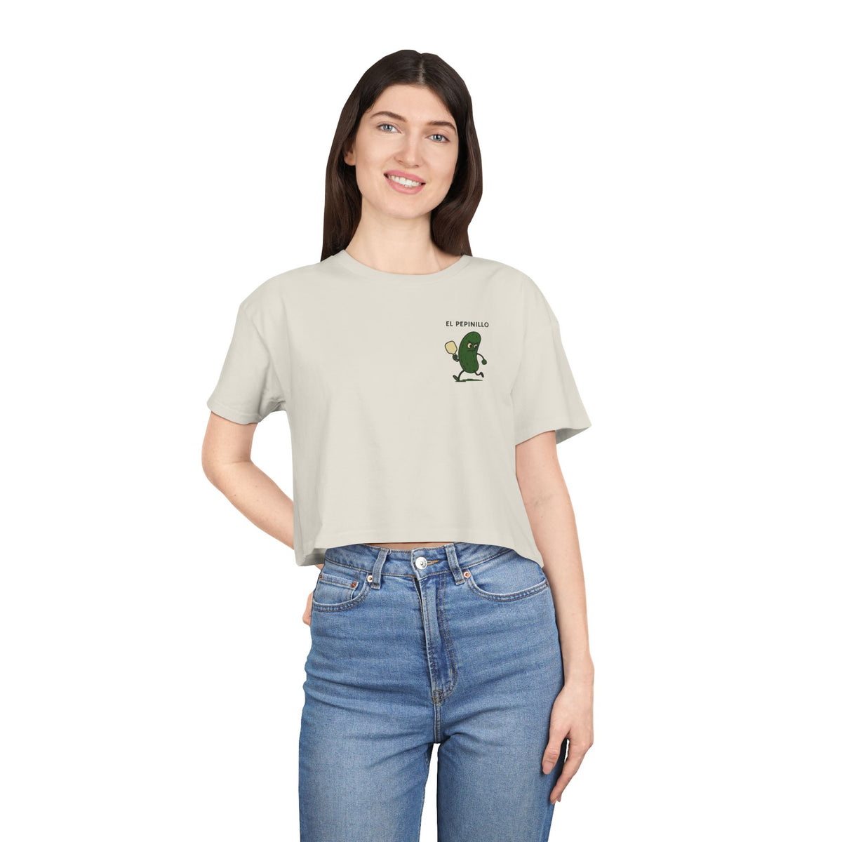El Pepinillo Classic Crop Top