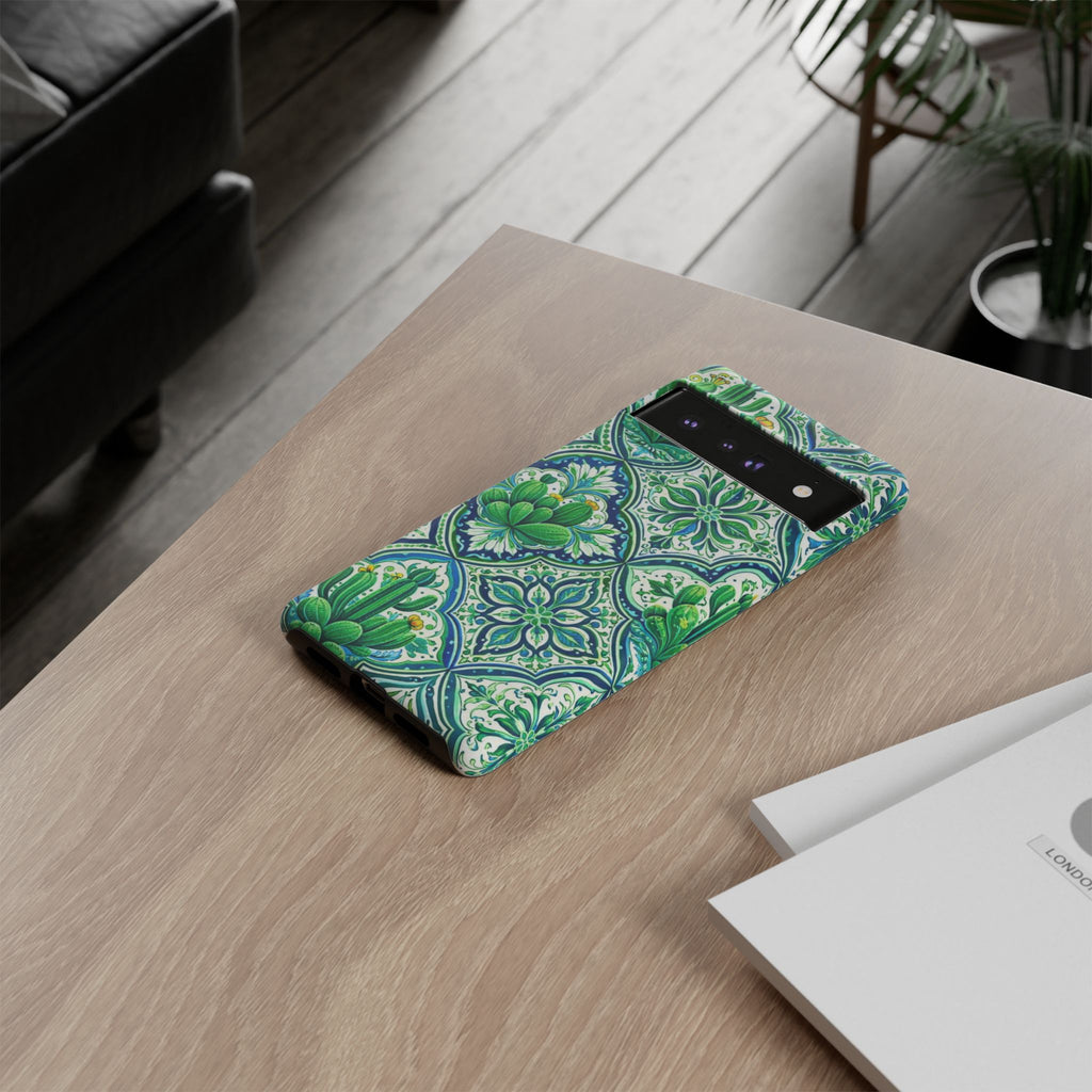 Agave Cacti Talavera Phone Case