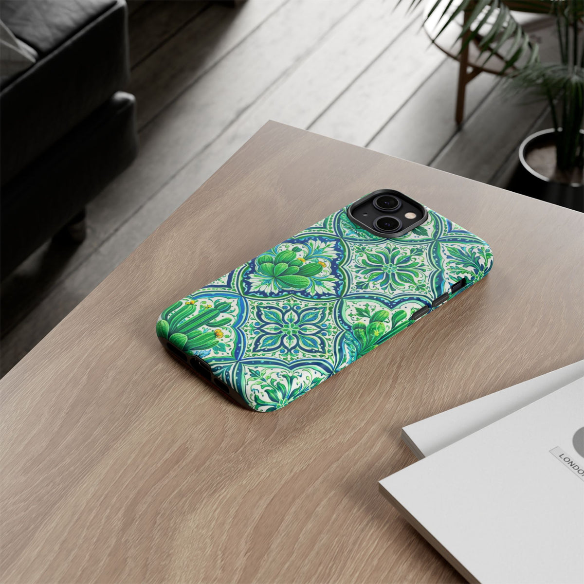 Agave Cacti Talavera Phone Case