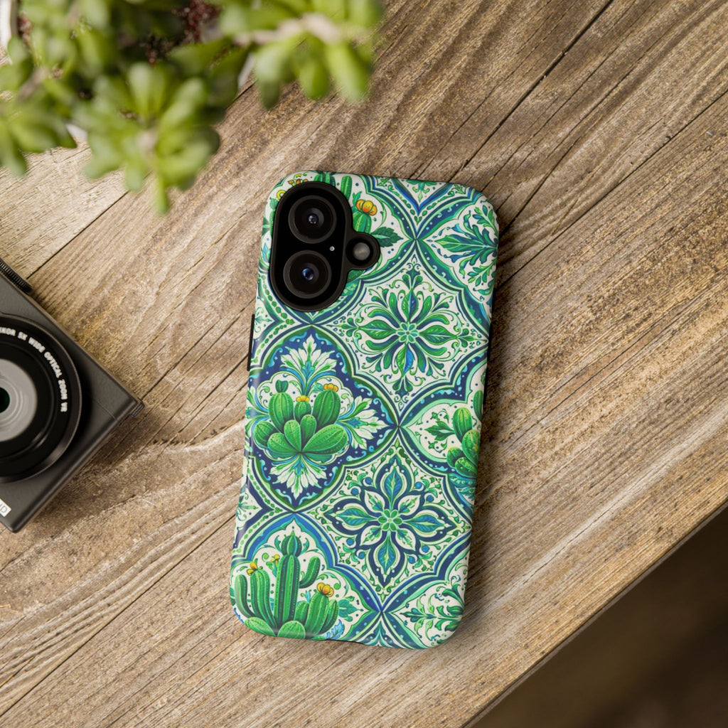 Agave Cacti Talavera Phone Case