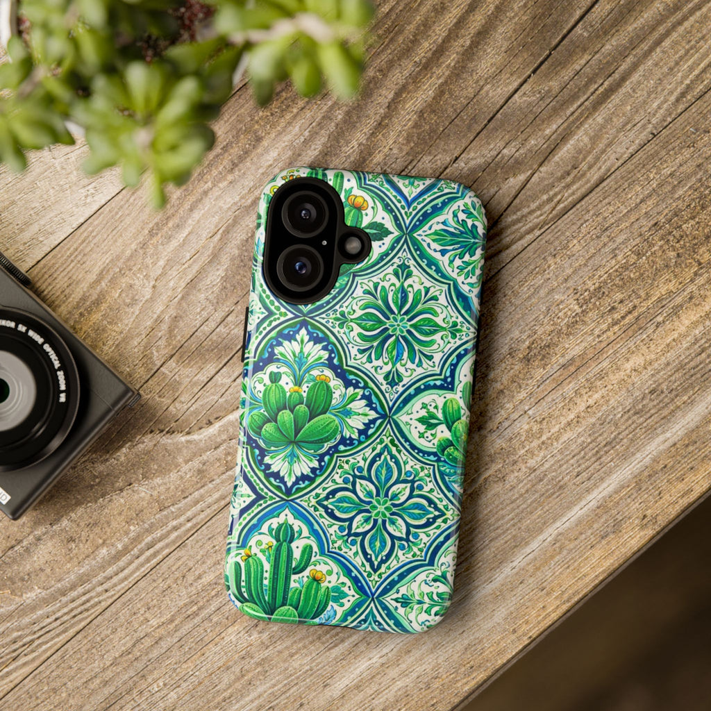 Agave Cacti Talavera Phone Case