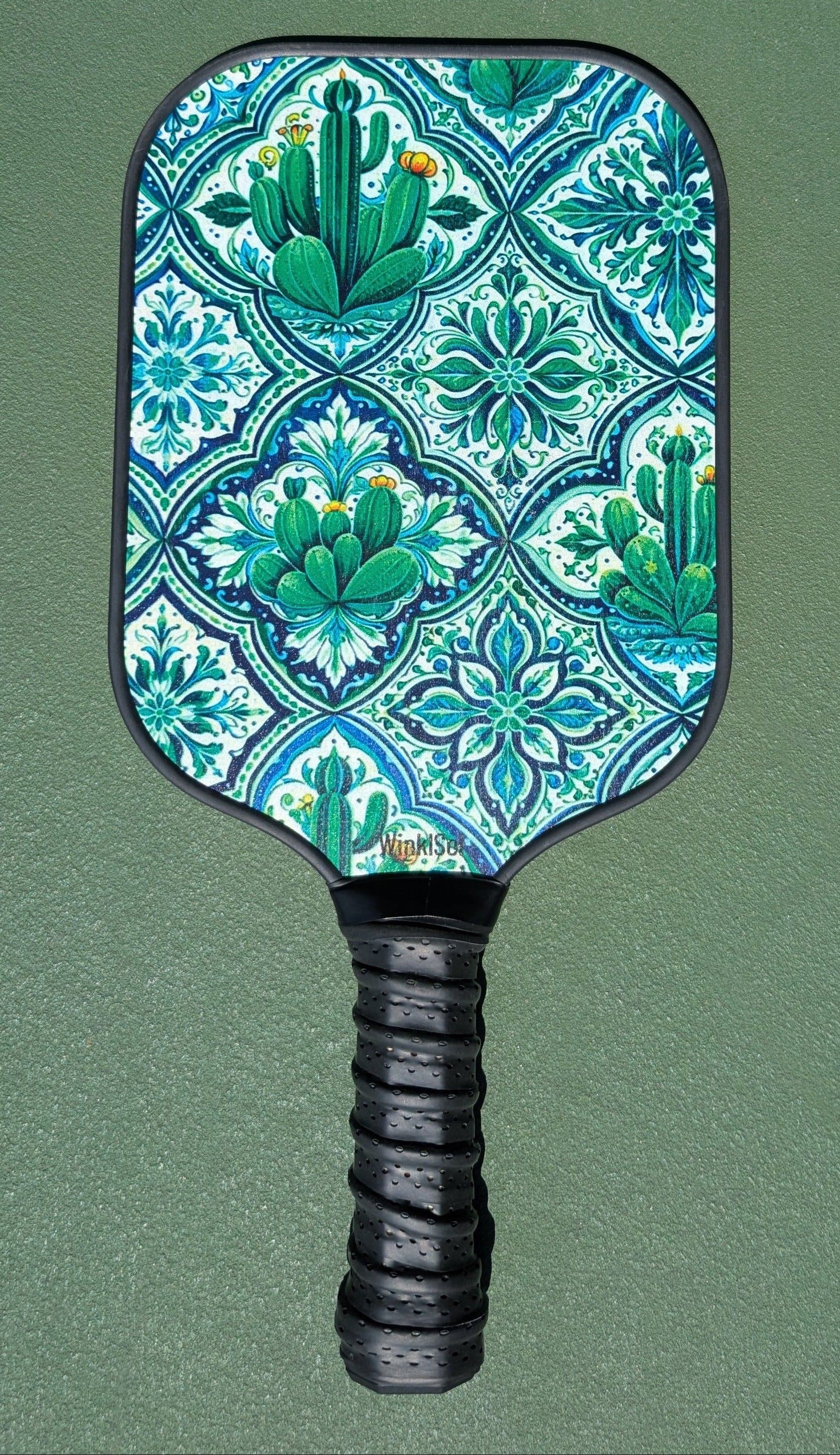 Agave Talavera Pickleball Paddle Set – 2 Paddles, 2 Balls & Carry Bag
